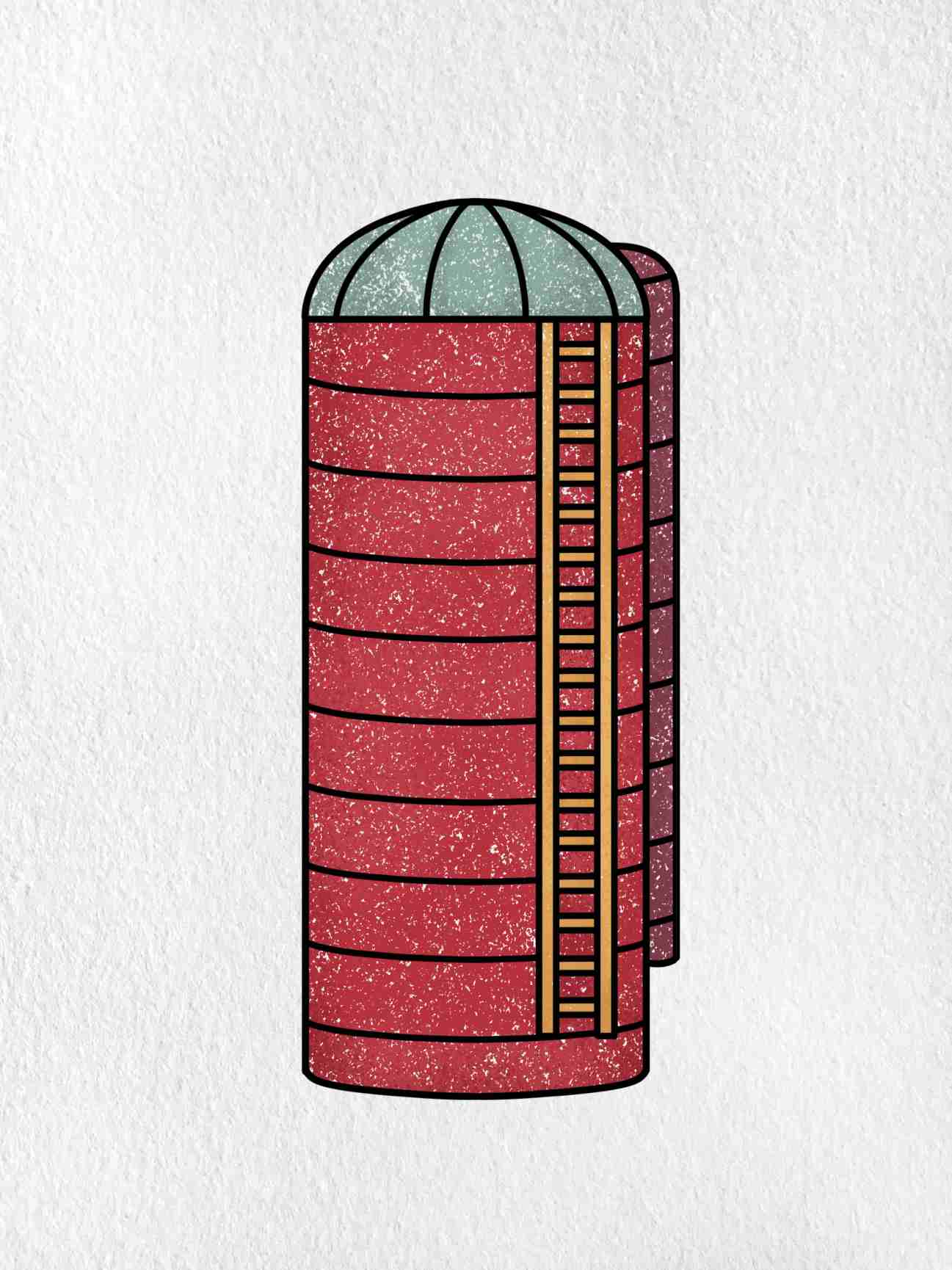 How to Draw a Silo HelloArtsy