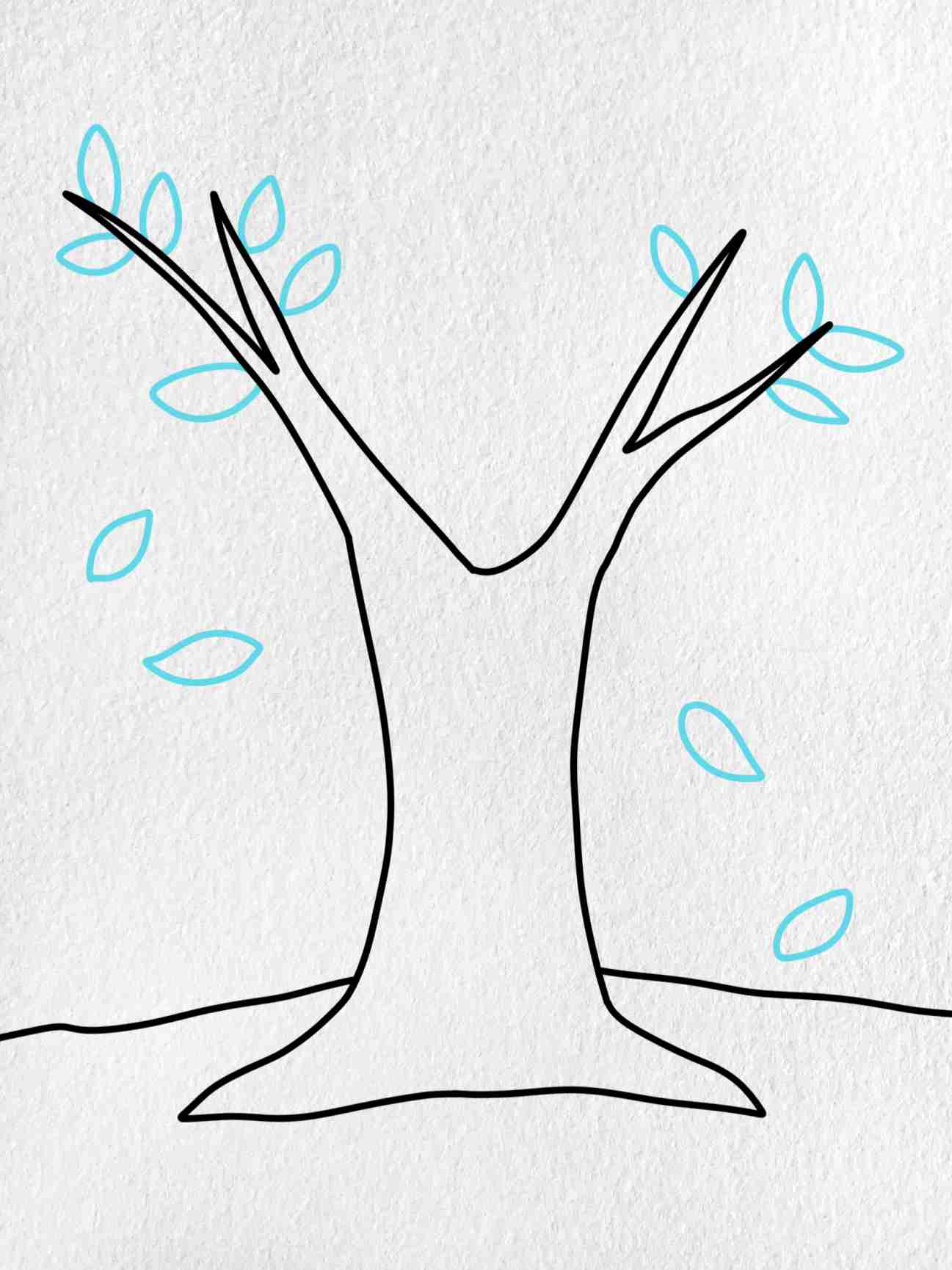 How to Draw a Fall Tree HelloArtsy