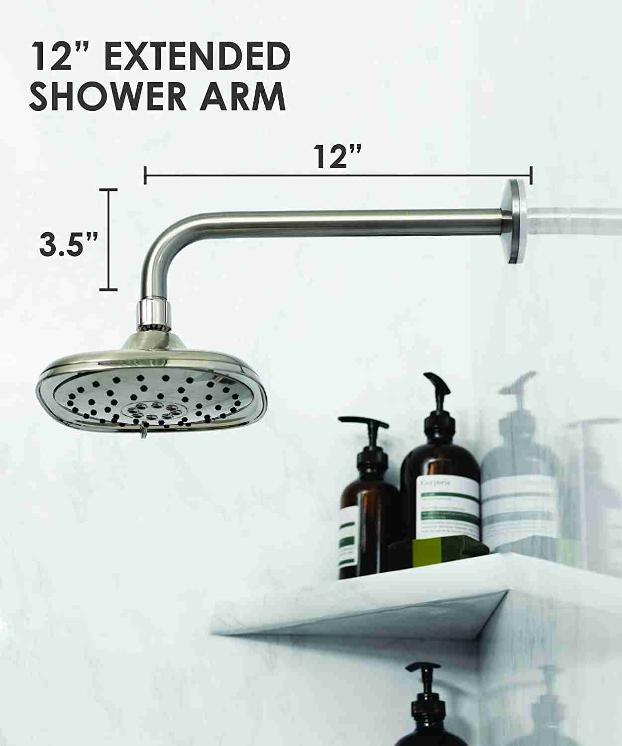 Shower Head Neck Extension Slide Bars Shower Parts