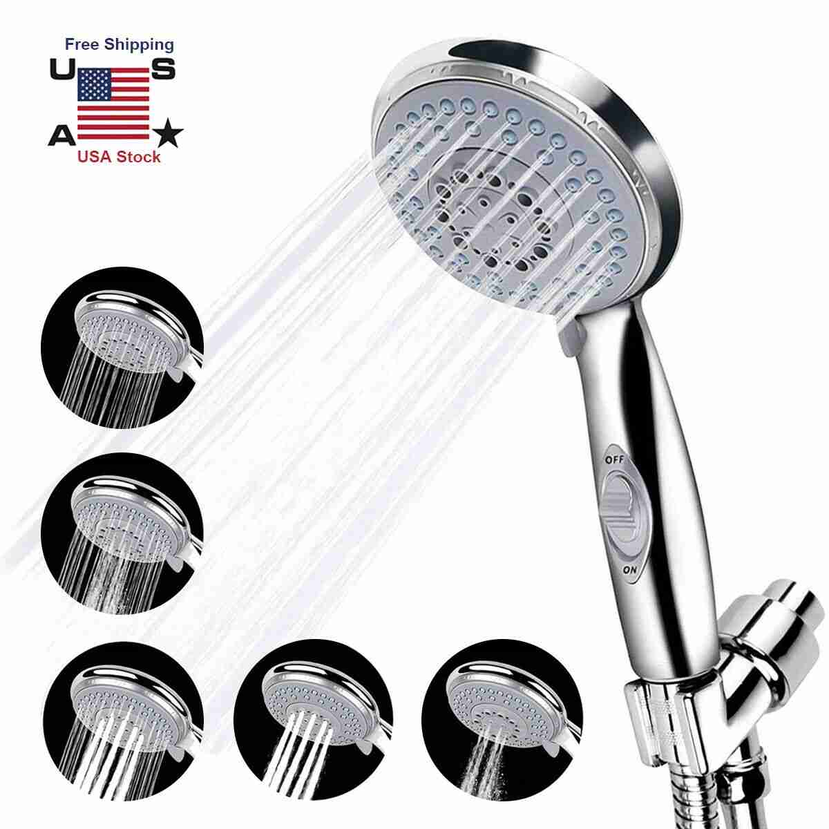 POLLENEX Shower Head High Pressure Massage Shower Head