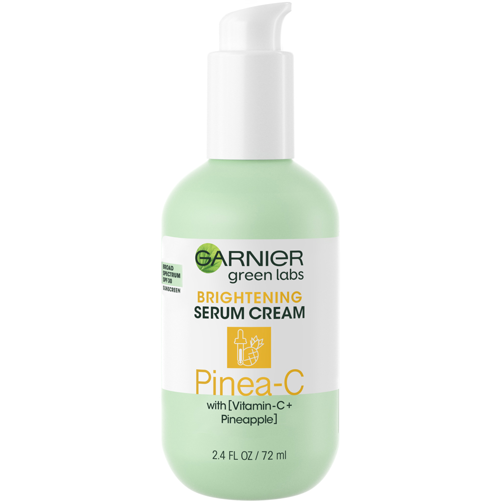 Garnier's PineaC Brightening Wash And Serum Cream