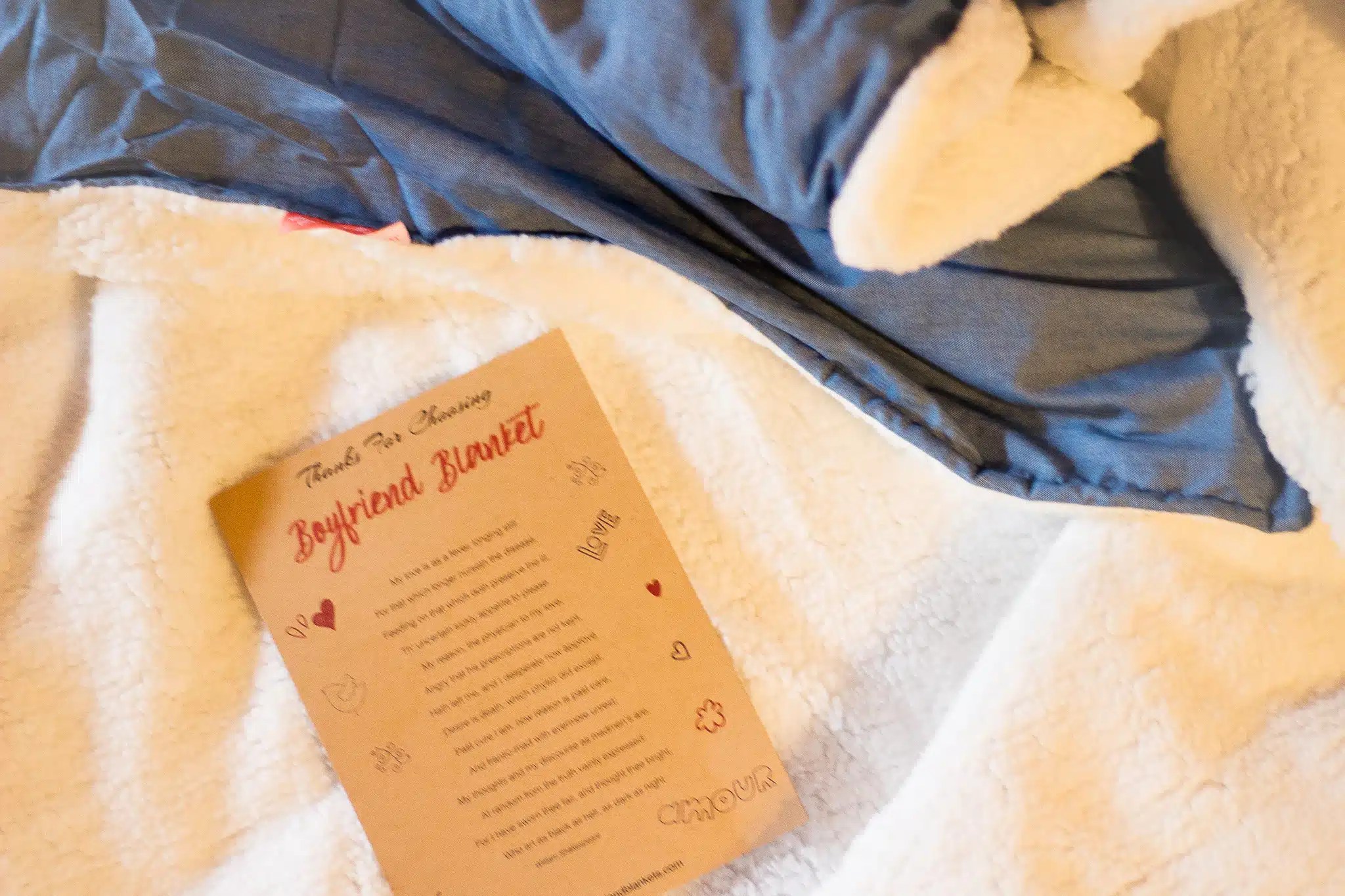 The Boyfriend Blanket from Rocabi Perfect For Long Distance