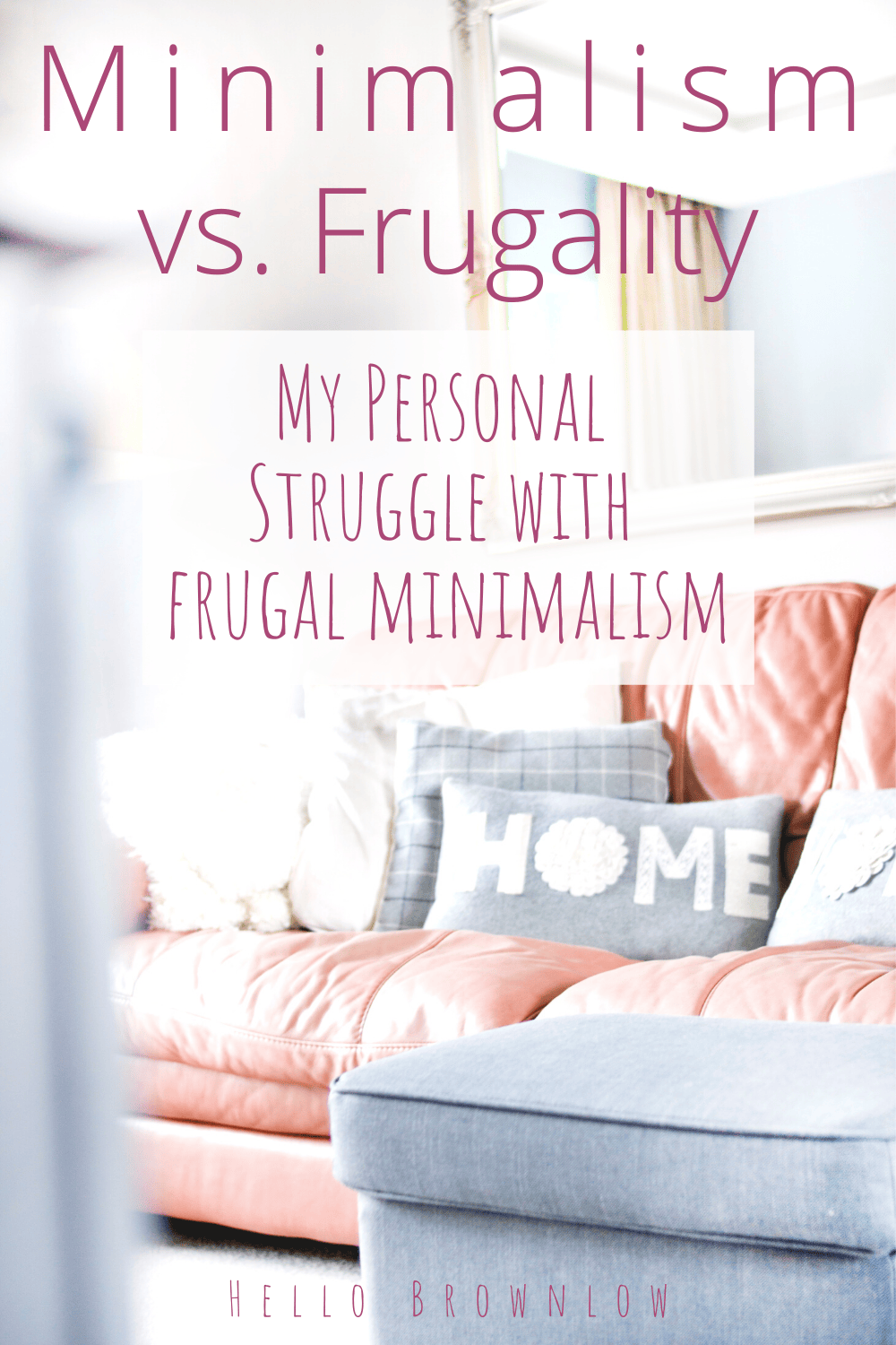 Minimalism VS Frugal - my personal struggle with frugal minimalism
#frugalminimalism