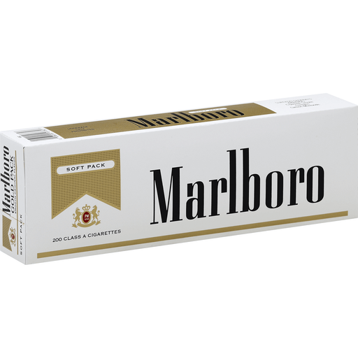 Marlboro Gold Pack Soft Box of 10 Packs Hello Cigarettes
