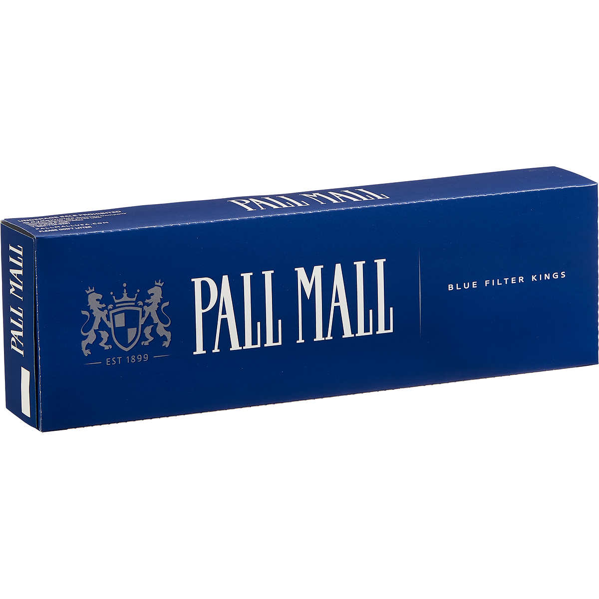 Pall Mall Blue Filter Kings Box of 10 packs Hello Cigarettes
