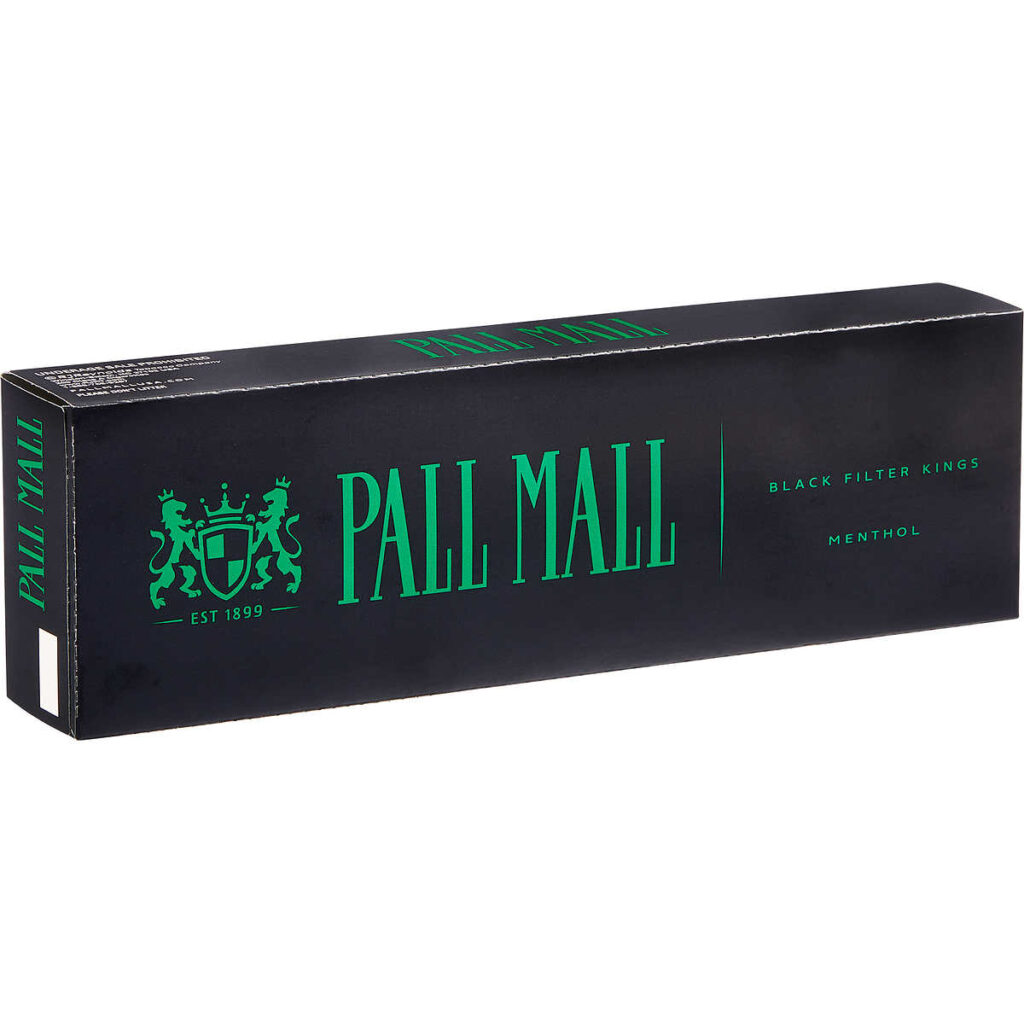 Pall Mall Activate Green Menthol King Box of 10 packs Hello Cigarettes