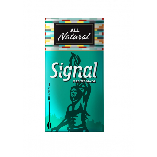Signal Menthol Smooth 100's Box of 10 packs Hello Cigarettes