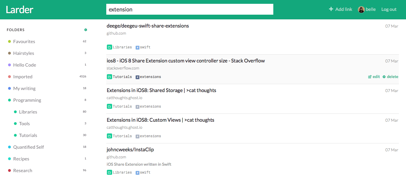 Ways I use Larder Larder