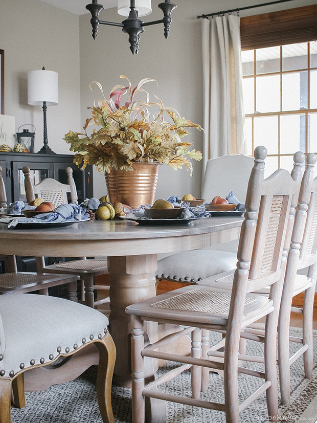 Whitewash Oak Table Chairs