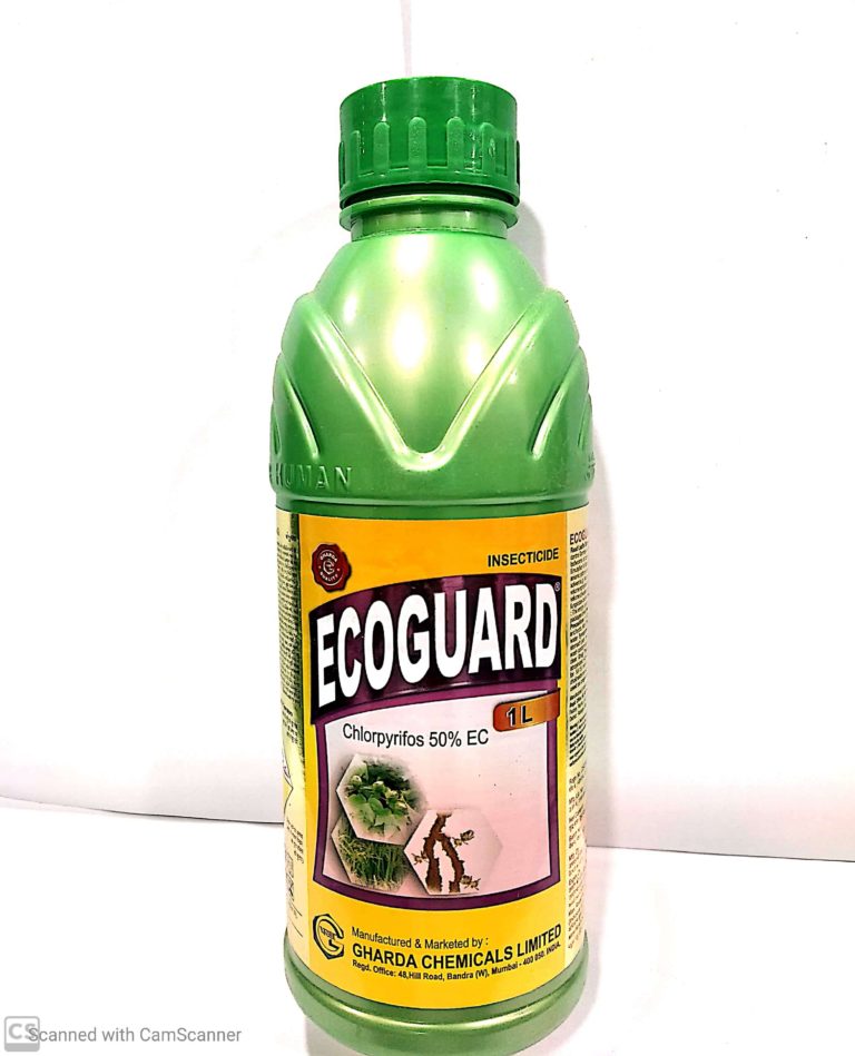 ECO GUARD ( CHLOROPYRIPHOS 50 EC ) GHARDA CHEMICALS LTD HELLOCROPS