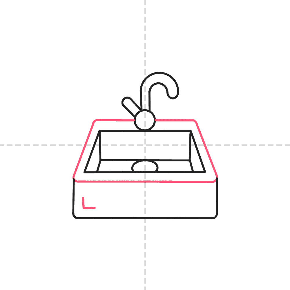 How To Draw A Sink In (9) Easy Steps For Kids