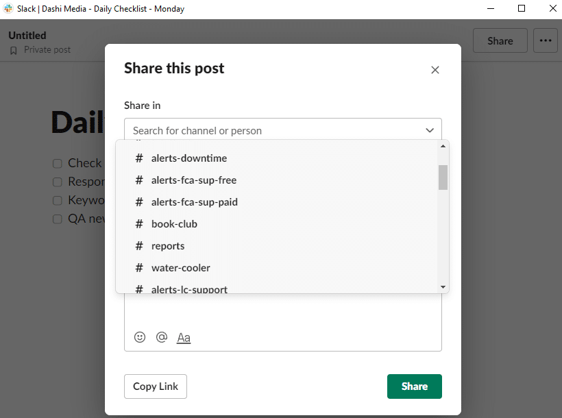 How to Create a Slack ToDo List Flamingo