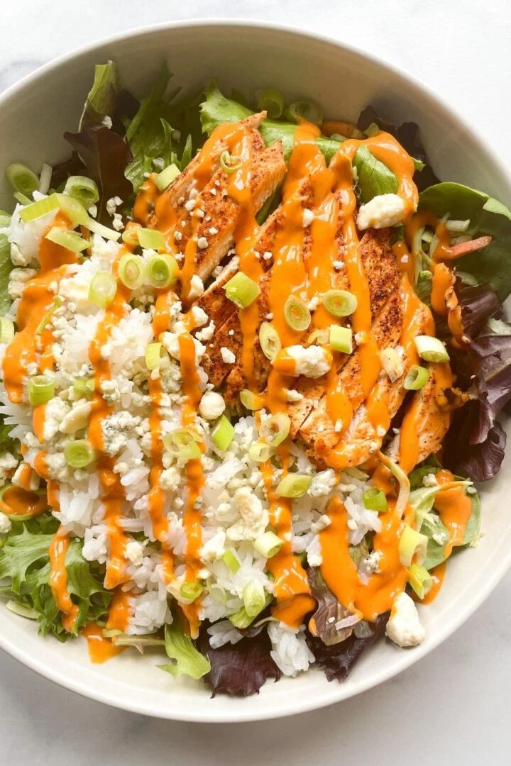 Buffalo Chicken Rice Bowl