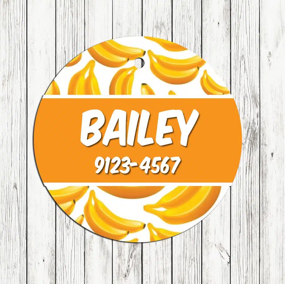 Banana (Customized ID Tag) HelloFurry Singapore