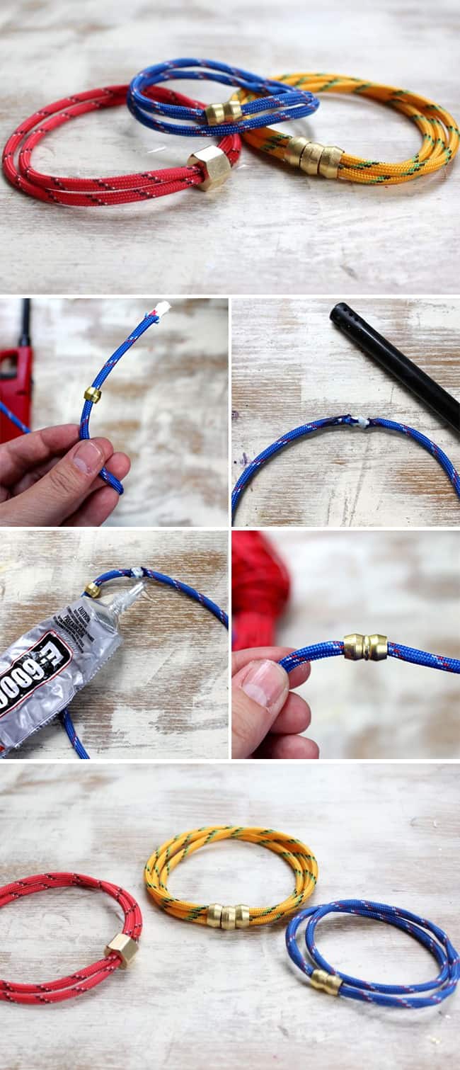 DIY 3 Last Minute Rope Bracelets for Dad Hello Glow