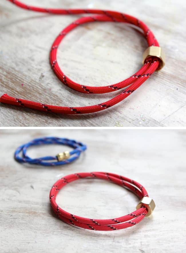 DIY 3 Last Minute Rope Bracelets for Dad Hello Glow