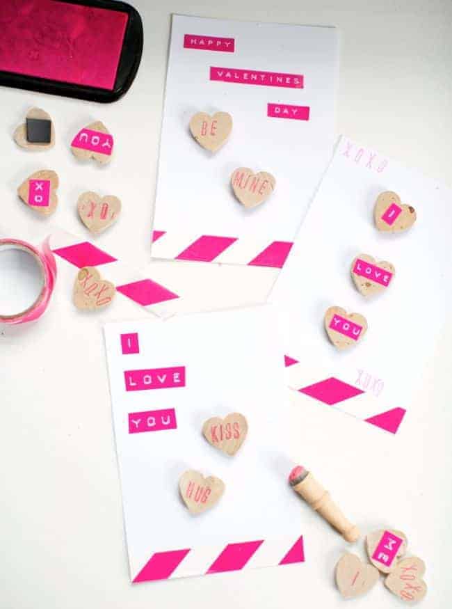 DIY Conversation Heart Valentines Hello Glow