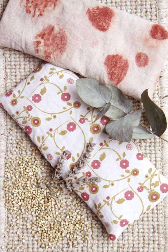 Plant Dyed DIY Eye Pillow HelloGlow.co