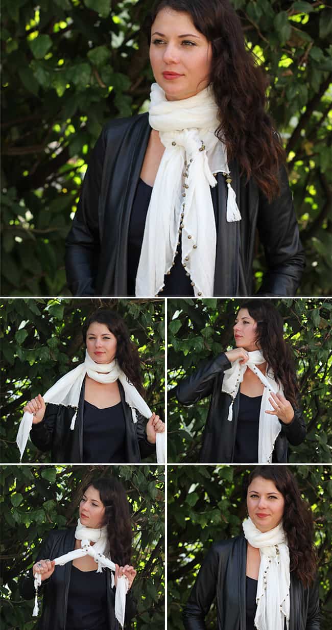 13 Super Stylish Ways to Tie a Scarf Different Ways of Tying a Scarf