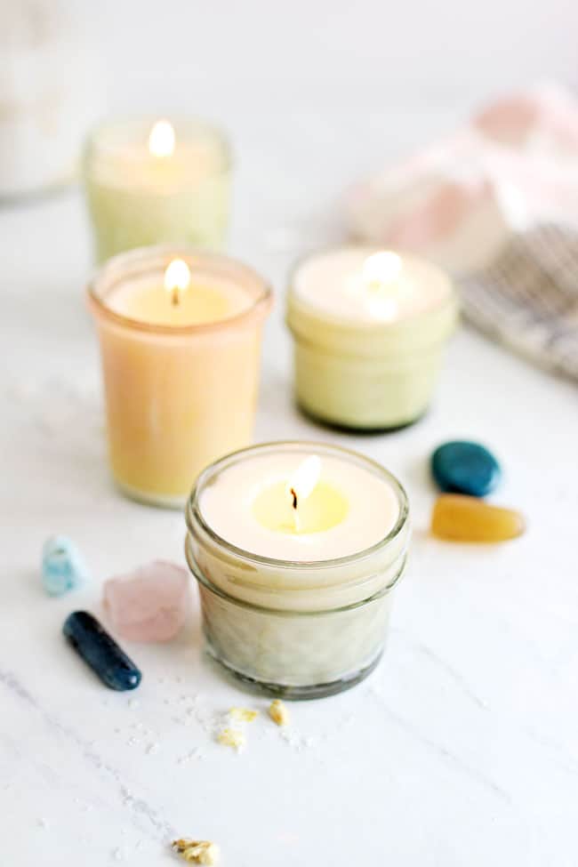 Energize Your Space With These DIY Hidden Crystal Candles Hello Glow