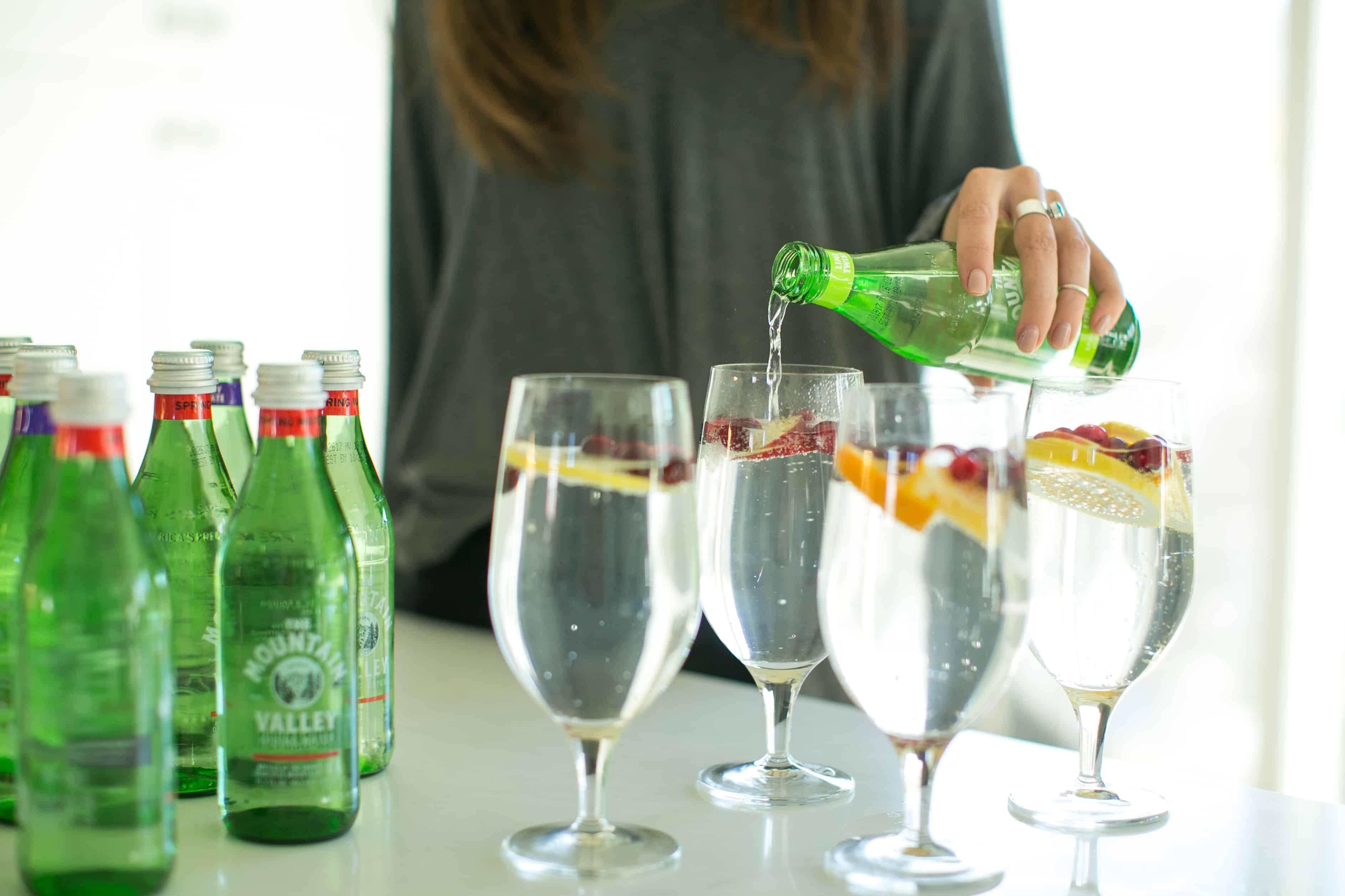 Our Infused Water Holiday Party Hello Glow