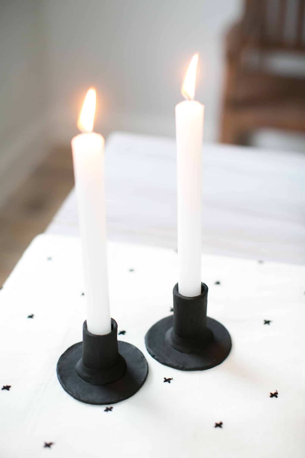 Make These ScandinavianStyle Clay Candlesticks for Under 20 Hello Glow