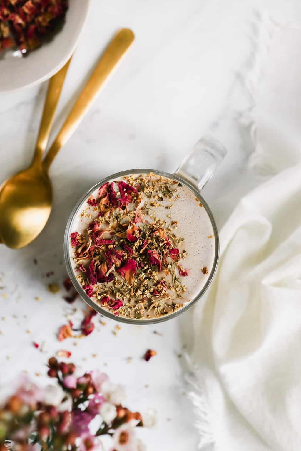 3 Ways To Make a Floral Coffee with Edible Flowers Hello Glow