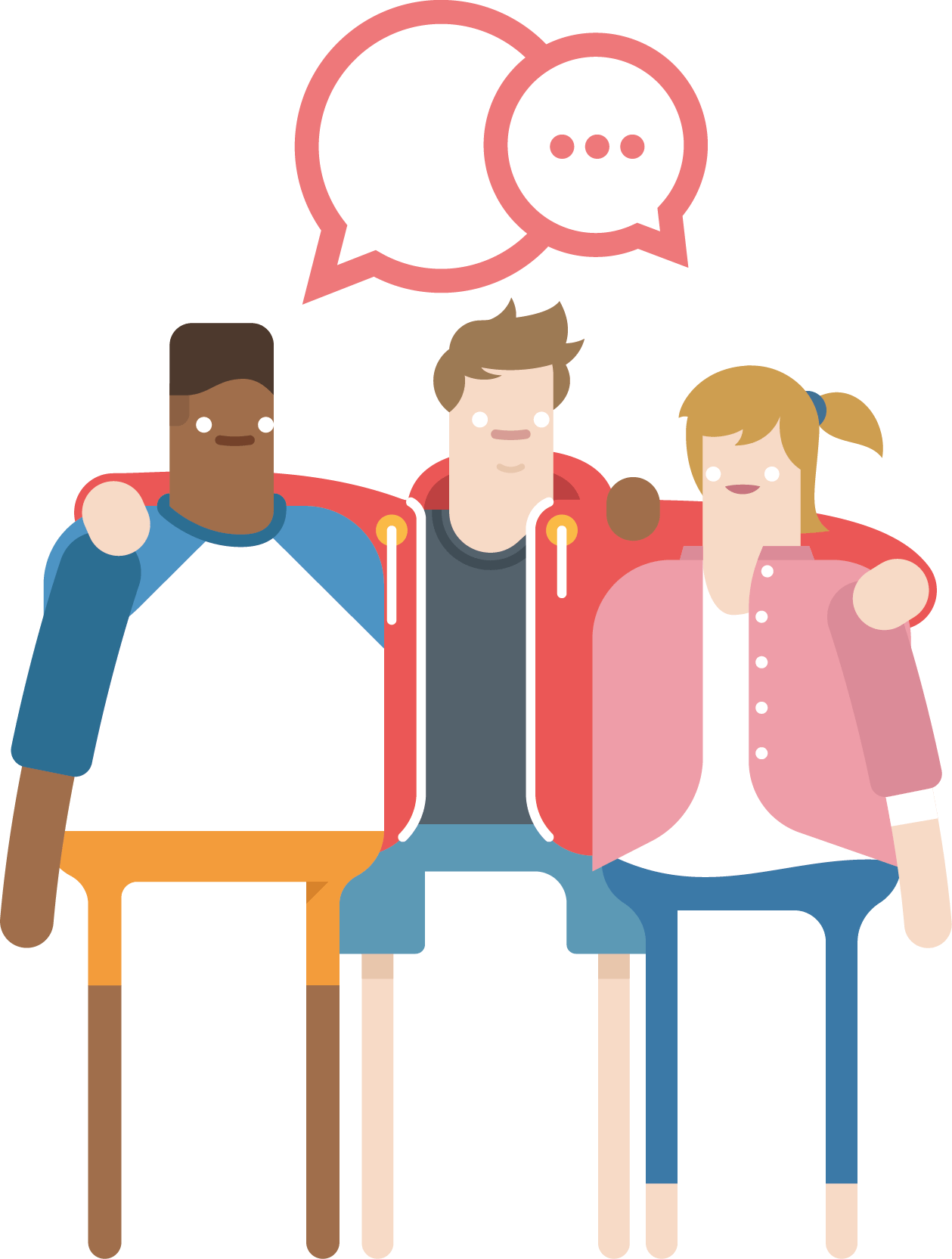 Friends Chatting HelloGrads