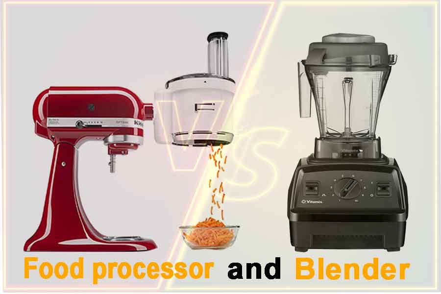 What's the difference between a food processor and a blender?