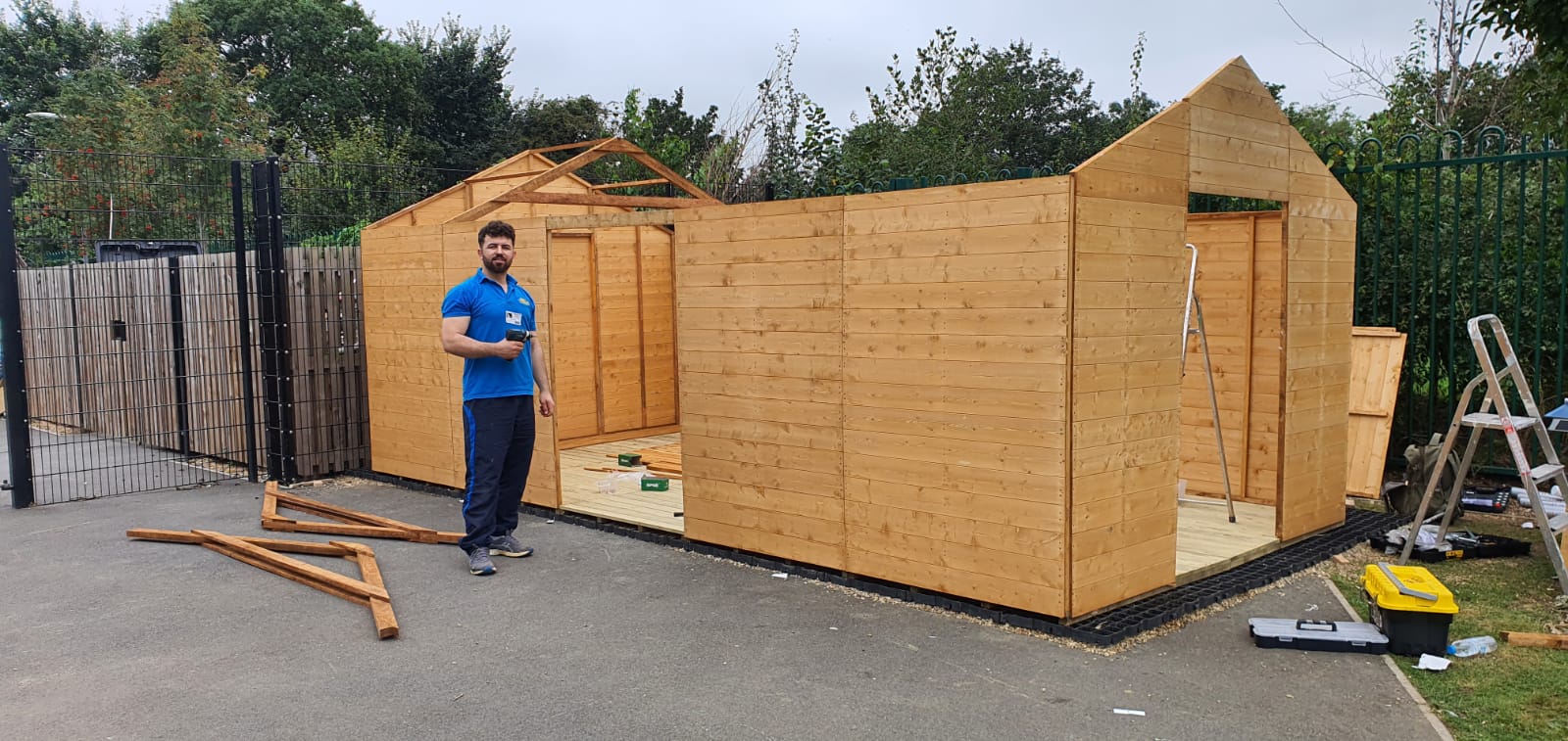 Shed Assembly service London Shed installation services
