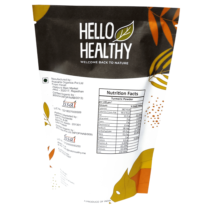 Organic Turmeric Powder Hello Healthy
