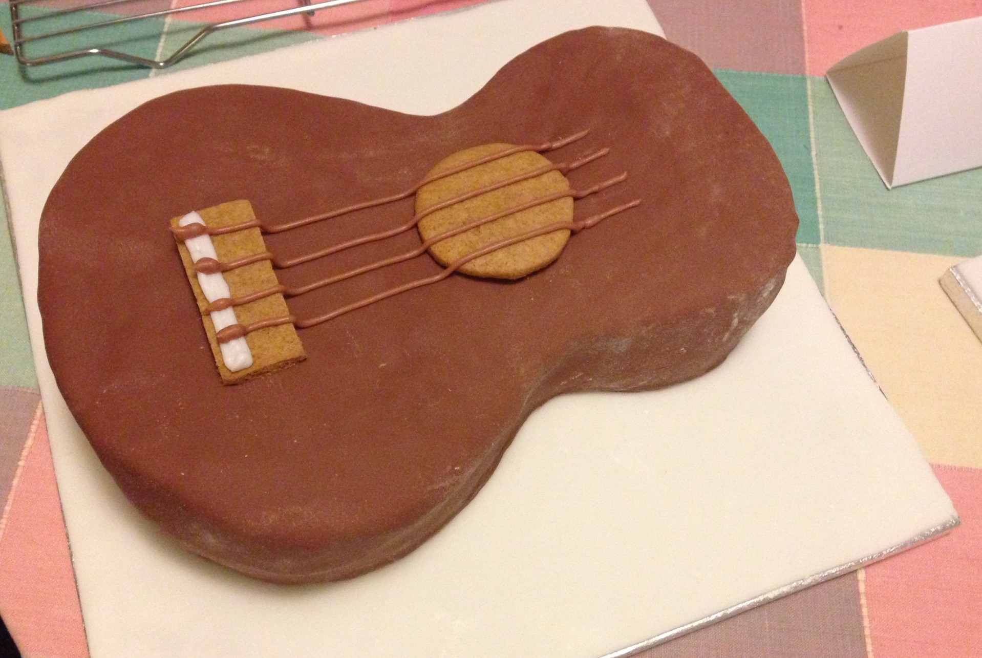 Ukulele Celebration Cake Hello! Hooray!