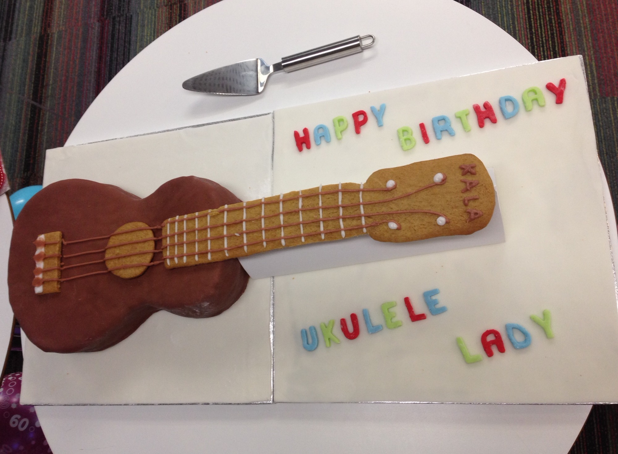 Ukulele Celebration Cake Hello! Hooray!