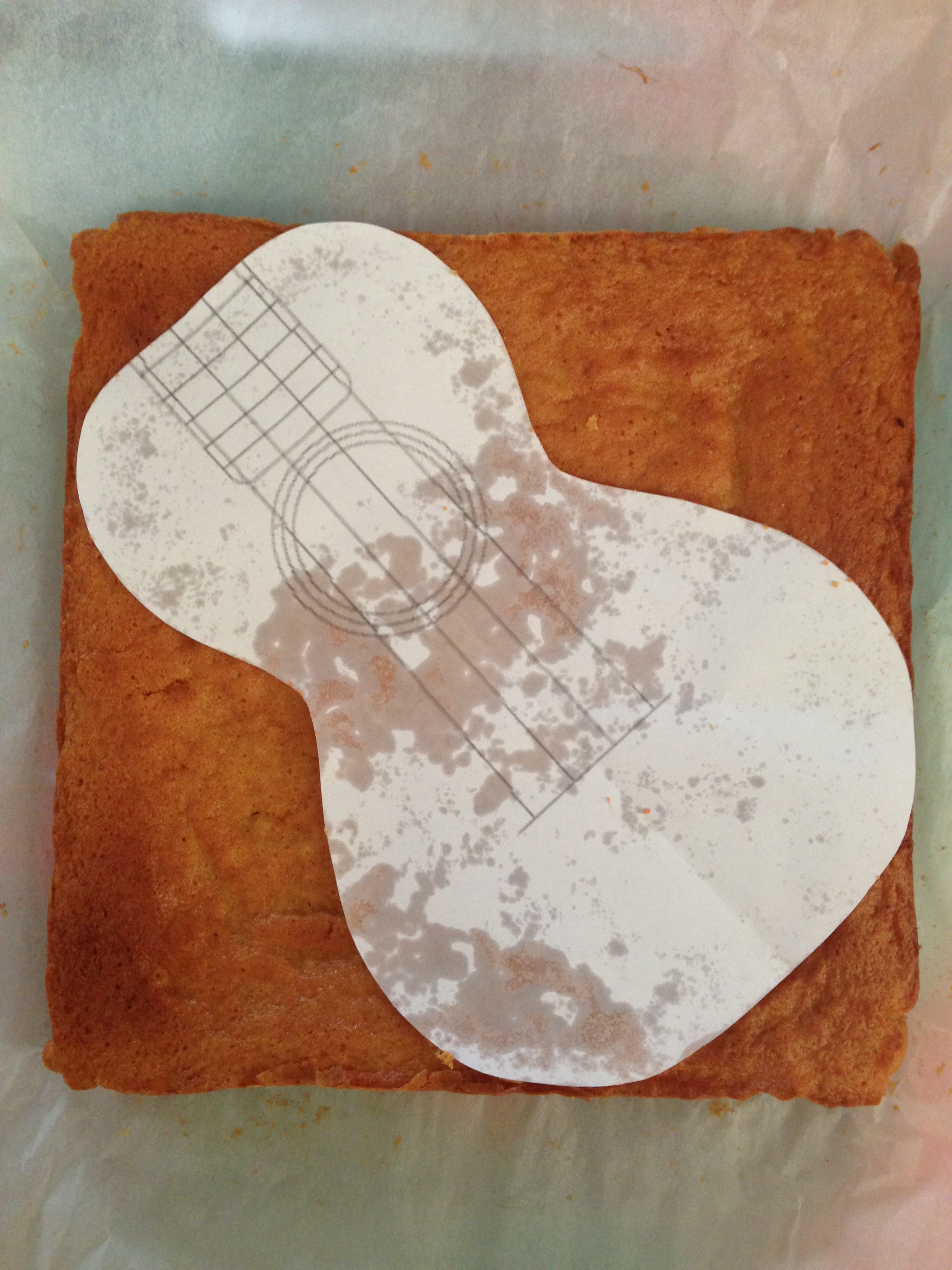 Ukulele Celebration Cake Hello! Hooray!