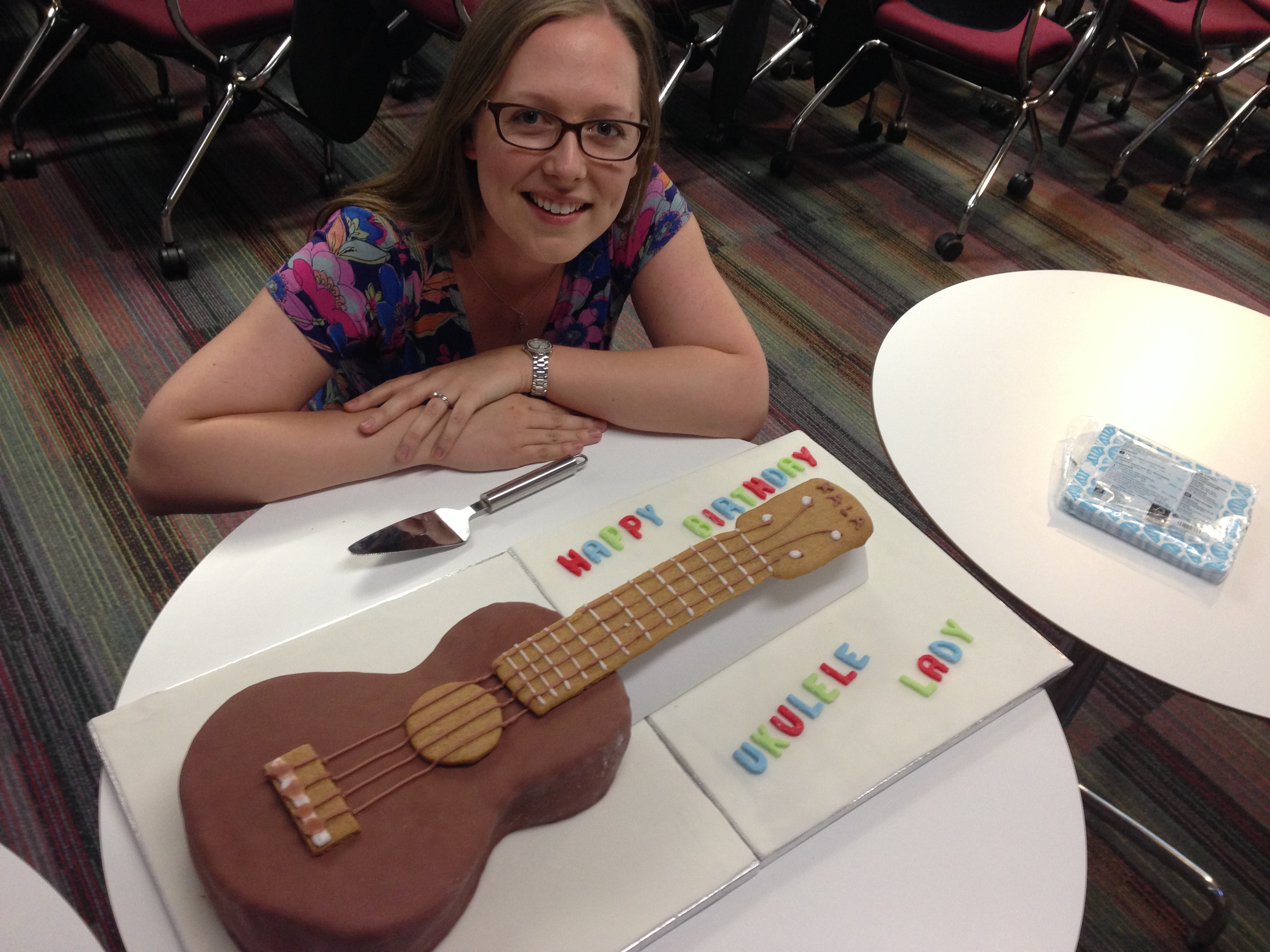 Ukulele Celebration Cake Hello! Hooray!