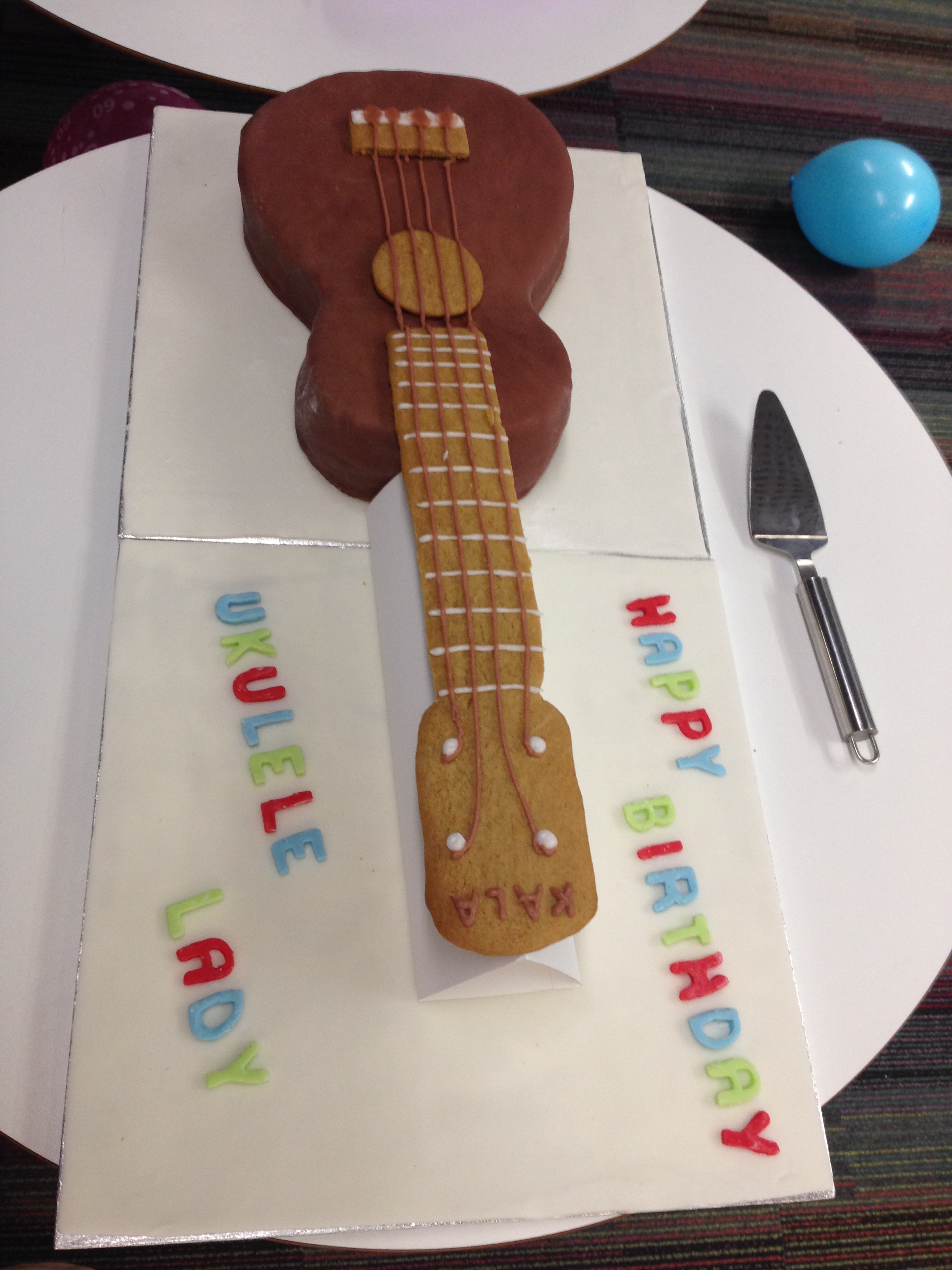 Ukulele Celebration Cake Hello! Hooray!