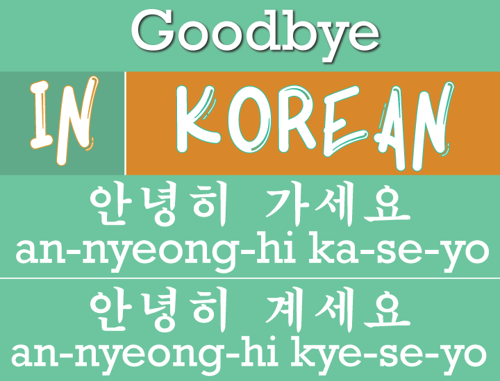 How to Say “Goodbye” in Korean Hello In Korean