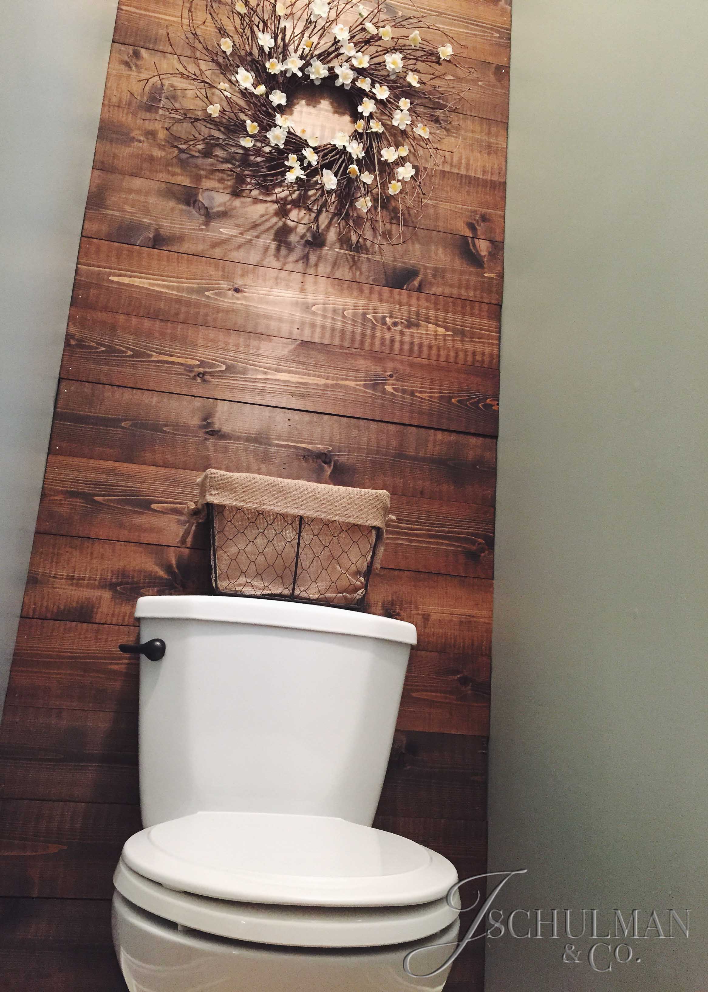 DIY Wood Panel Bathroom Accent Wall Hello Jessen