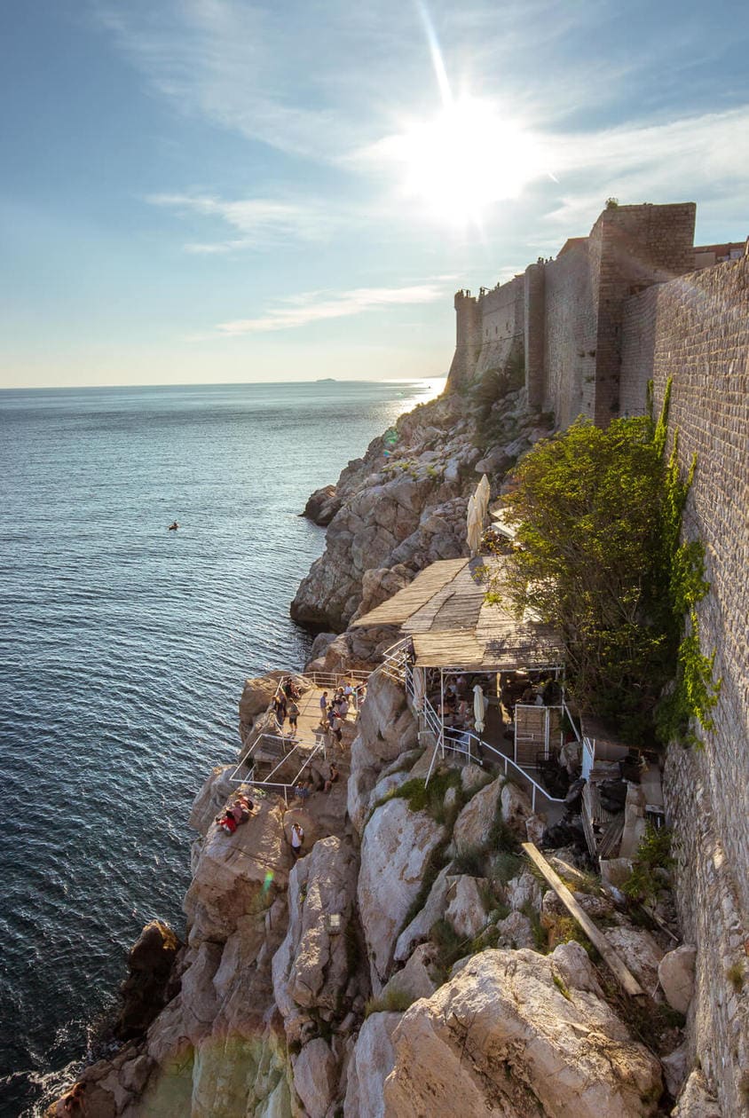 Buza Bar // Dubrovnik's Literal Hole in the Wall Bar on the Side of a