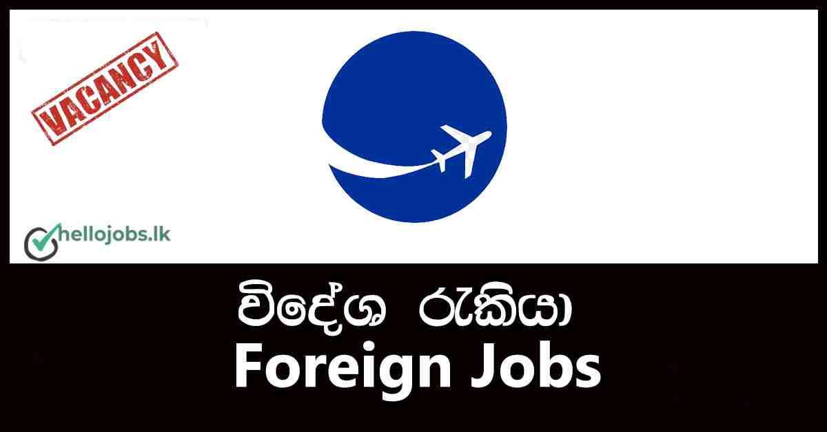 Foreign Job jobs in Sri Lanka Heavy Vehicle Driver Vacancies 2023