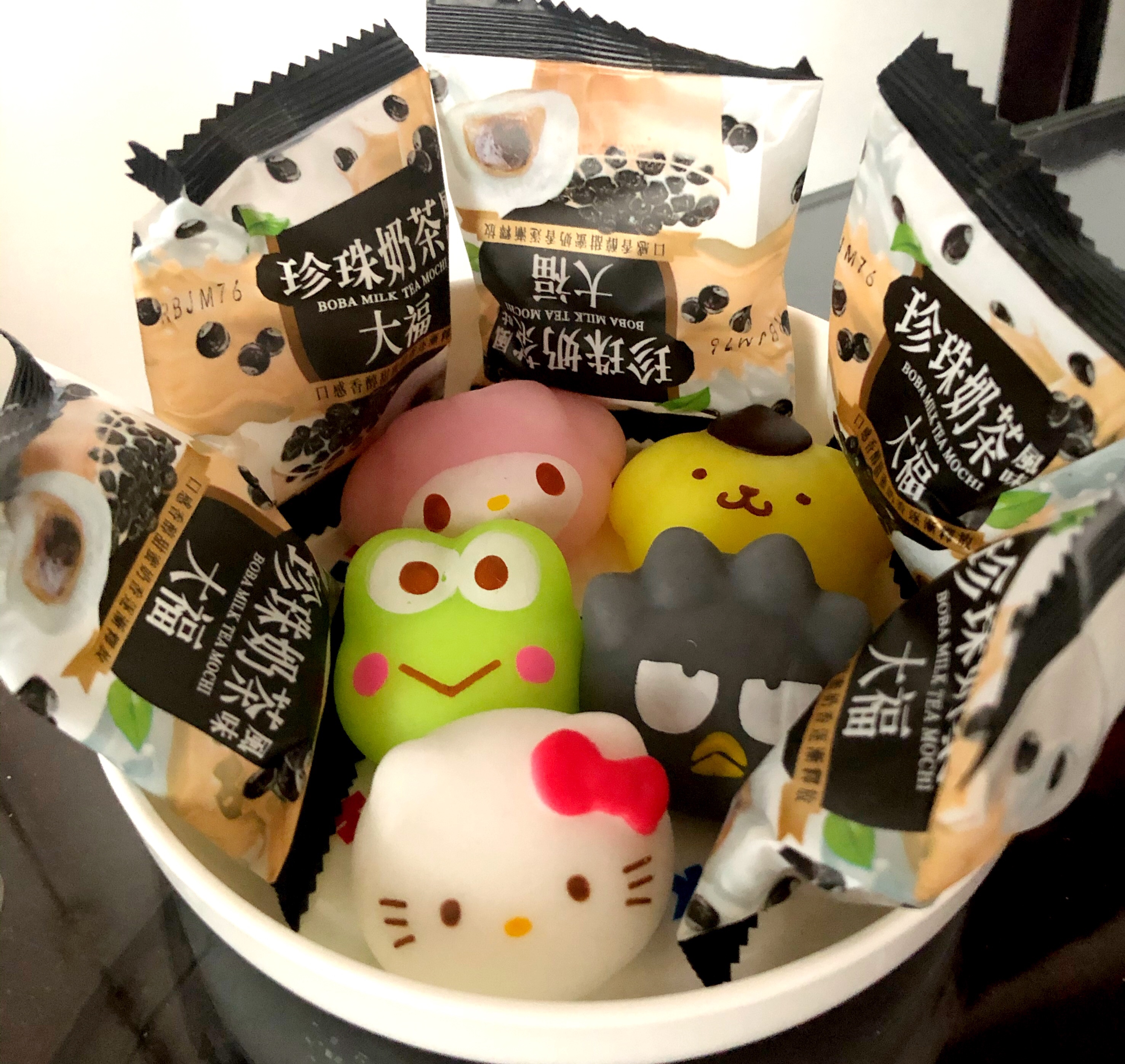 Hello Boba Milk Tea Mochi! hello kitty foodie