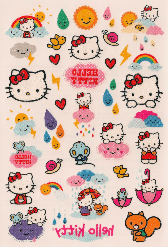 Hello Kitty TEMPORARY Tattoos!