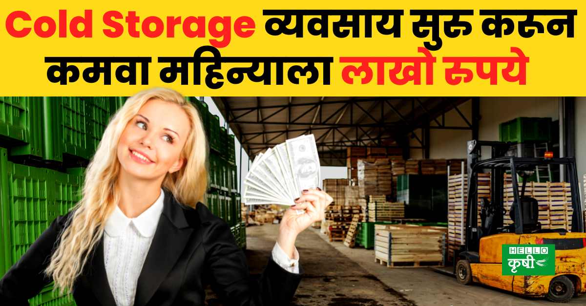 Cold Storage Business आजच सुरु करा नवा व्यवसाय, सरकार देतंय लाखोंची