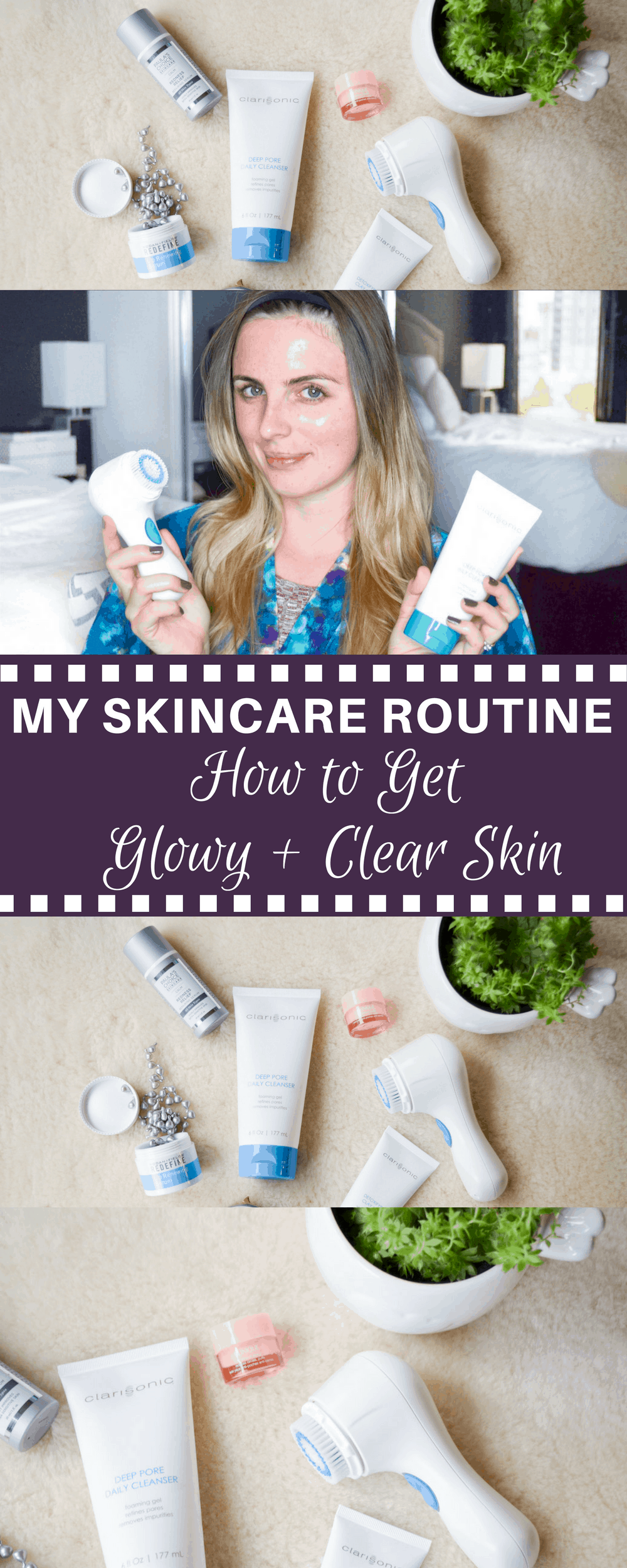 My Skincare Routine Get Glowy + Clear Skin Hello, let's glow