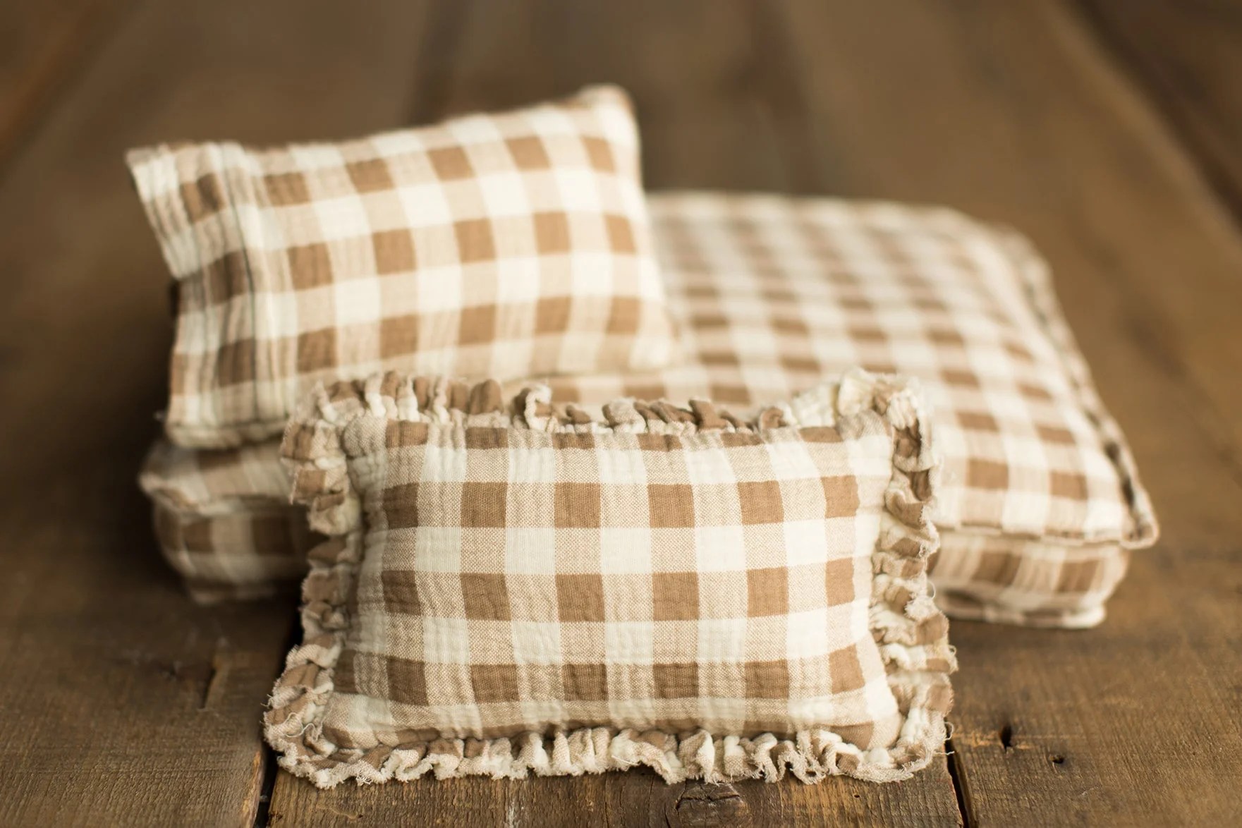 Bed Linens Brown Mini Buffalo Check