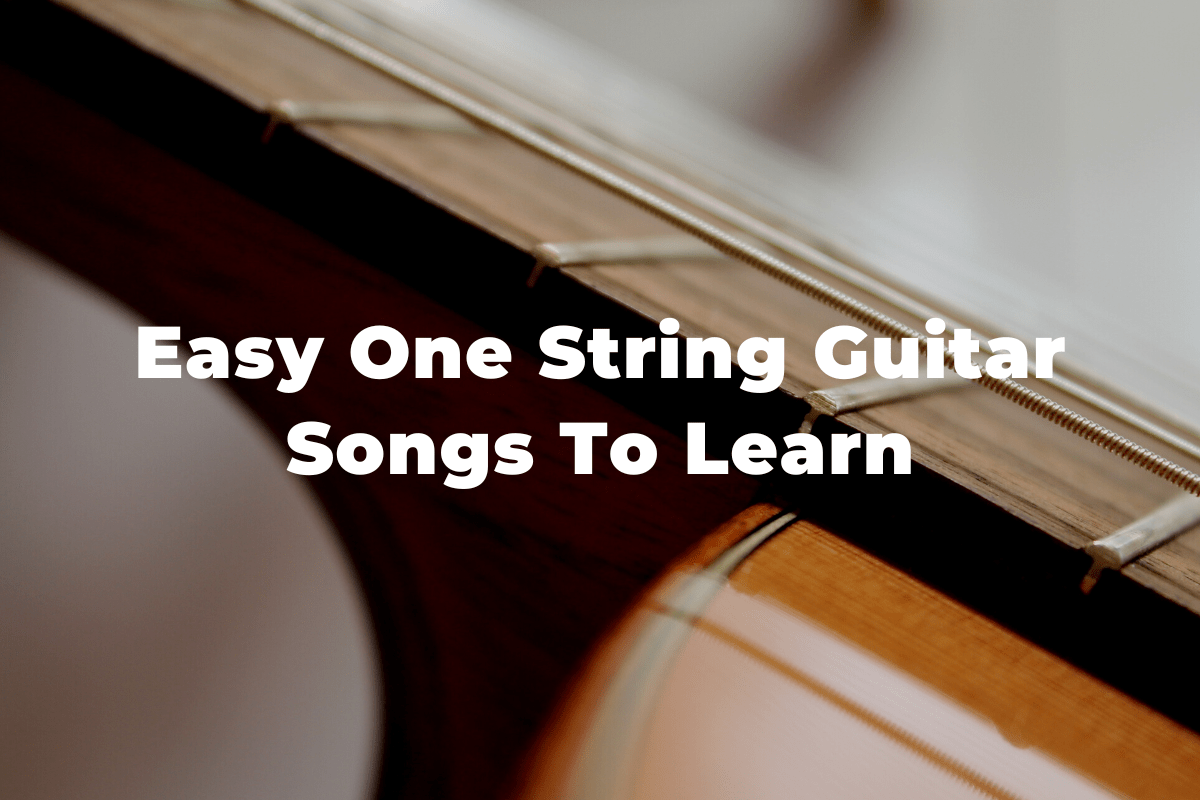 14 Easy One String Guitar Songs To Learn HelloMusicTheory