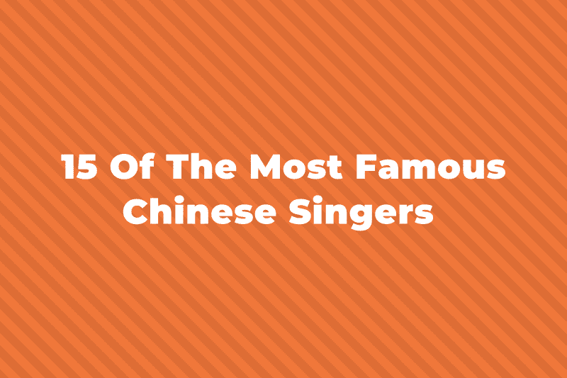 Most Popular Chinese Singers