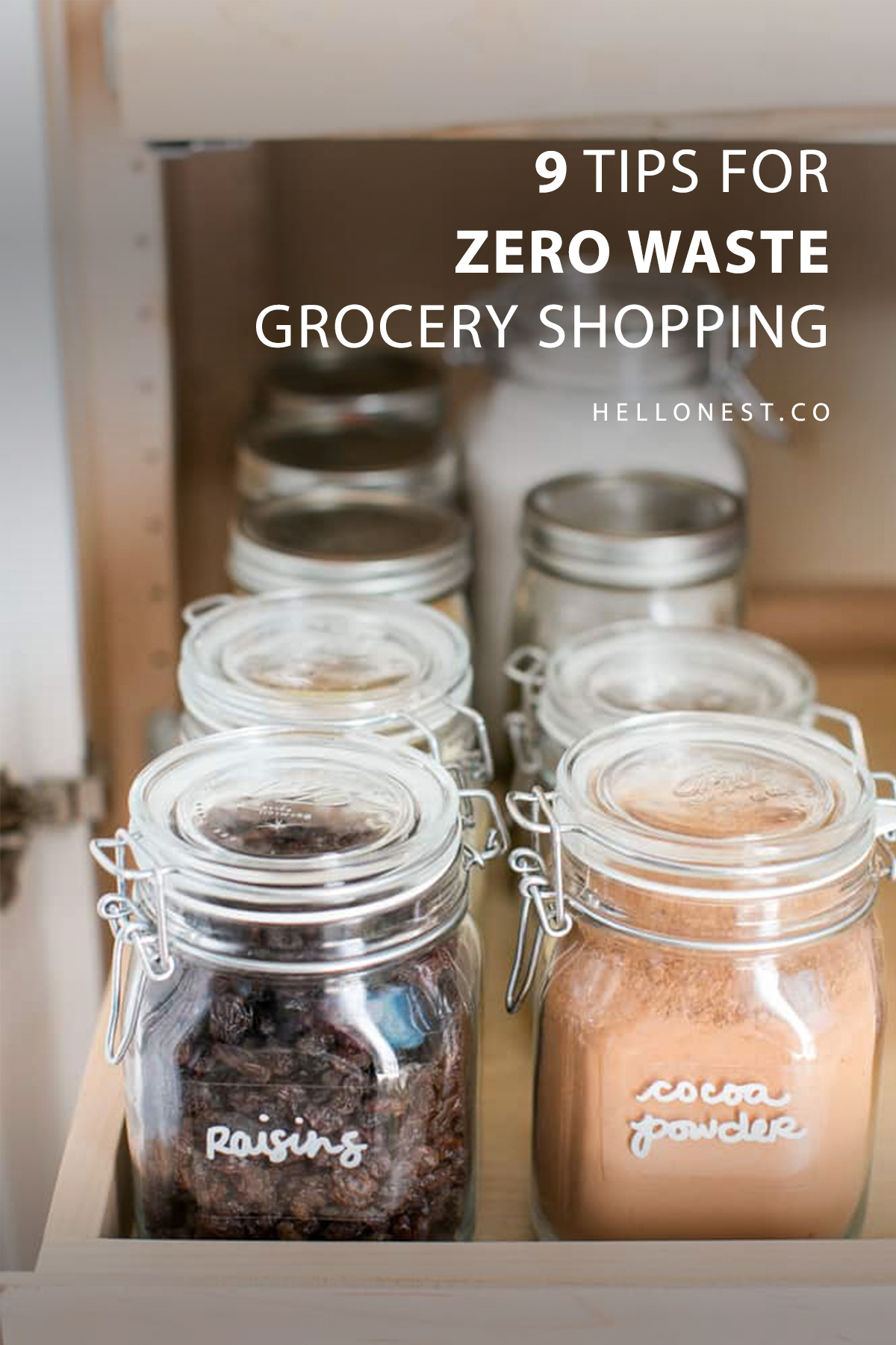 9 Tips for Zero Waste Grocery Shopping Hello Nest