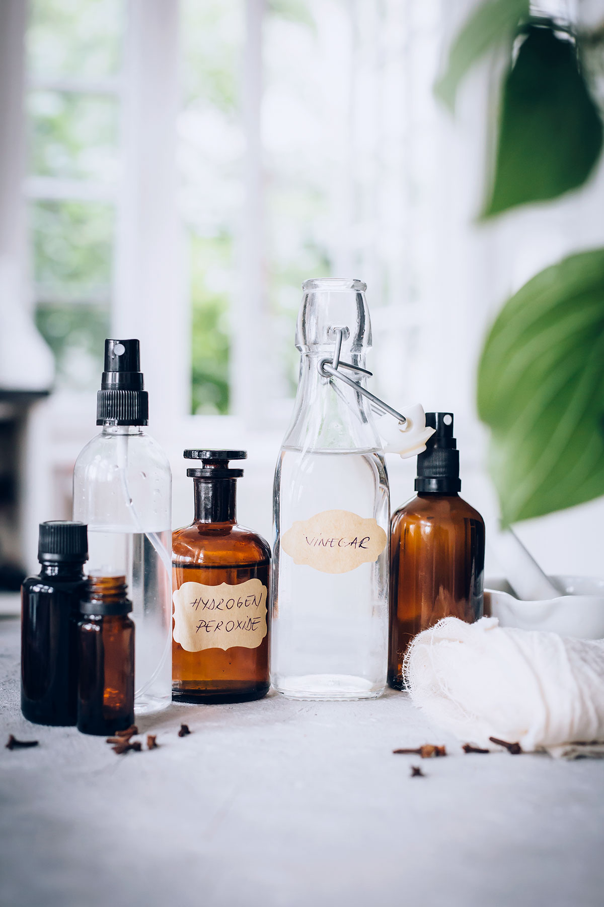 DIY Vinegar + Peroxide AllPurpose Cleaner Hello Nest