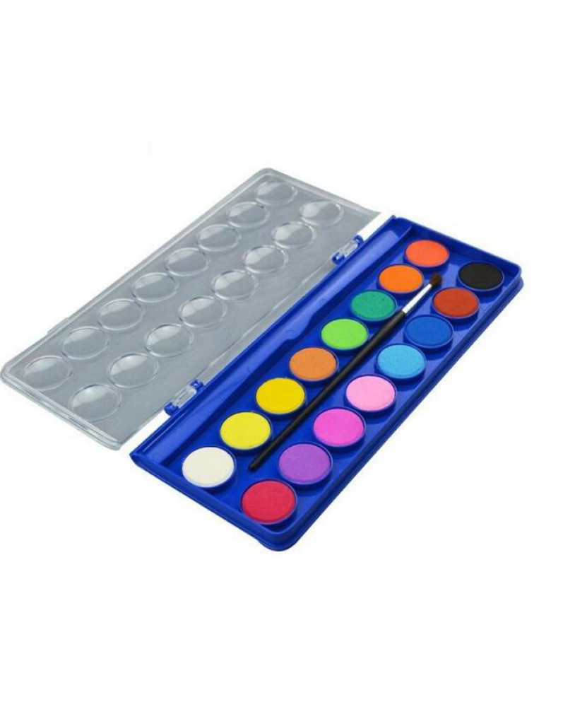 Watercolor Paint Set 16 Piece for KidsPaint Brush Included
